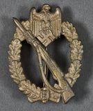 German WWII Infantry Assault Badge in Silver