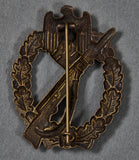 German WWII Infantry Assault Badge in Bronze