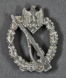 German WWII Infantry Assault Badge in Silver