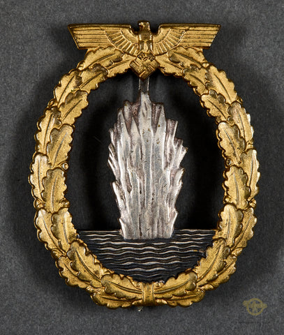 German WWII Minesweeper Badge by Schwerin