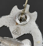 German WWII Panzer Badge in Silver