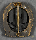 German WWII 75 Day Engagement General Assault Badge by JFS