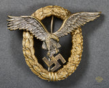 German WWII Luftwaffe Pilot’s Badge by Juncker
