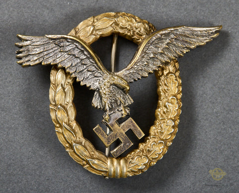 German WWII Luftwaffe Pilot’s Badge by Juncker