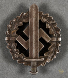 Veteran Bring Back German WWII SA Sports Badge in Bronze Third Type