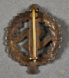 Veteran Bring Back German WWII SA Sports Badge in Bronze Third Type
