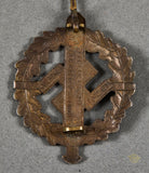 Veteran Bring Back German WWII SA Sports Badge in Bronze Third Type