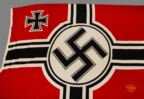 Huge German WWII Kriegsmarine Battle Flag