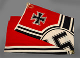 Huge German WWII Kriegsmarine Battle Flag