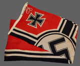 German WWII Battle Flag as Used by Army Kriegsmarine and SS
