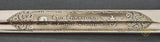 German WWII Long Model Single Engraved Bayonet***STILL AVAILABLE***