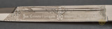 German WWII Single Engraved Short Model Dress Bayonet by Klaas***STILL AVAILABLE***