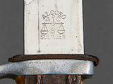 German WWII Long Model Stag Handled Bayonet w/Engraved Blade by Alcoso***STILL AVAILABLE***