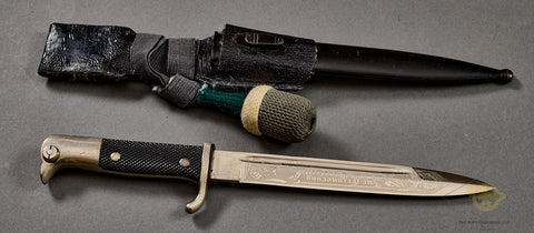 German WWII Short Model Dress Engraved Bayonet by E Pack & Söhne***STILL AVAILABLE***