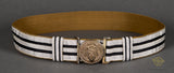 German WWII Hitler Youth Leader Brocade Belt and Buckle