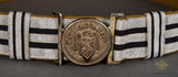 German WWII Hitler Youth Leader Brocade Belt and Buckle