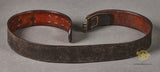 German WWII Black Leather Combat Belt