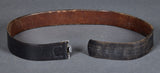 German WWII Black Leather Military Belt