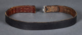German WWII Black Leather Military Belt