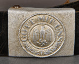 German WWII EM Army Belt & Buckle Set