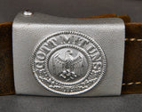 German WWII EM Army Belt & Buckle Set