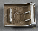 German WWII Army Enlisted Man’s Belt Buckle by LuF (Linden und Funke)