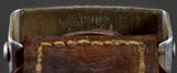 German WWII Army Buckle w/ Leather Tab