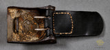 German WWII Salty Army Combat Buckle w/Tab by E. Schneider