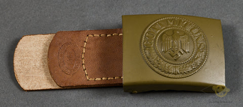German WWII DAK Tropical Belt Buckle