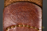 German WWII DAK Army Buckle w/ Leather Tab
