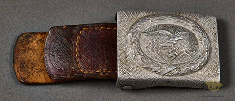 German WWII Luftwaffe Belt Buckle w/Tab