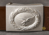 German WWII Early Luftwaffe Dress Belt and Buckle Set