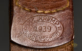 German WWII Luftwaffe Buckle w/ Leather Tab