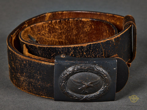 German WWII Luftwaffe Combat Belt and Buckle Set