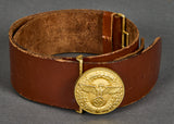 German WWII Political Leader Belt and Buckle
