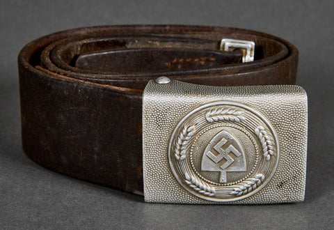 German WWII RAD Enlisted Man’s Belt & Buckle