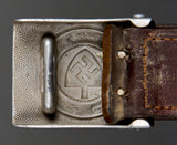 German WWII RAD Enlisted Man’s Belt & Buckle