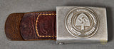 Third Reich RAD Buckle w/Leather Tab