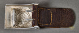 Third Reich RAD Buckle w/Leather Tab