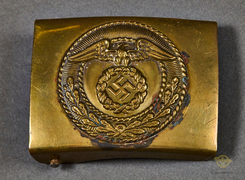 German WWII Brass SA/NSKK Buckle