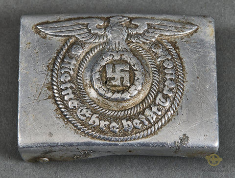 German WWII Waffen SS or Allgemeine Enlisted Man’s Buckle by Overhoff & Cie