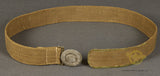 German WWII DAK Officer’s Army Canvas Belt and Buckle
