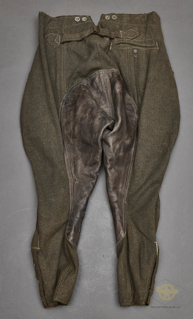 WWII German Wehrmacht Heer or Waffen SS Riding Breeches – The Ruptured ...