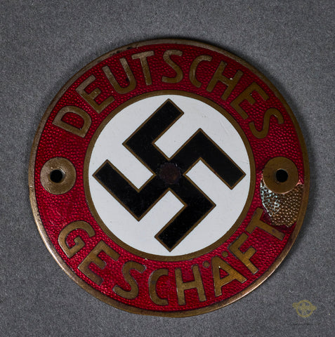 German WWII Dog Tag Holder with Blank Tag