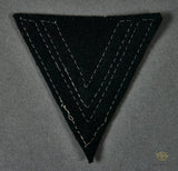 German WWII Waffen SS Chevron for W-SS Rottenführer