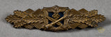 German WWII Close Combat Clasp in Bronze by A.G.M.u.K.