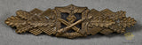 German WWII Close Combat Clasp in Bronze by AUSF