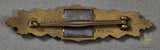 German WWII Close Combat Clasp in Bronze by AUSF