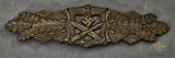 German WWII Close Combat Clasp in Bronze