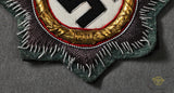 German WWII Army/SS German Cross in Gold, Cloth Version